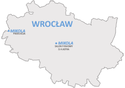 Roletki - mapa Wrocław